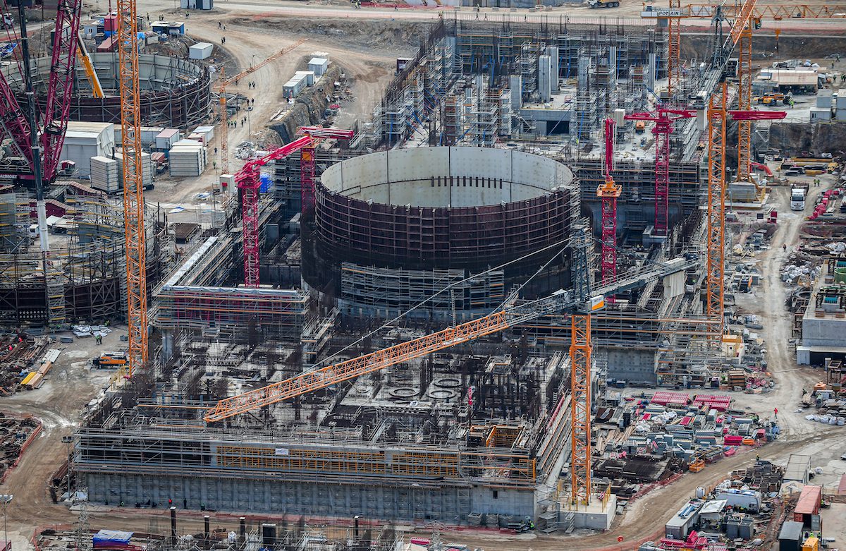 Nhà máy điện hạt nhân Akkuyu trong quá trình xây dựng ở Mersin, Thổ Nhĩ Kỳ, ngày 19.11.2022. Ảnh: Anadolu