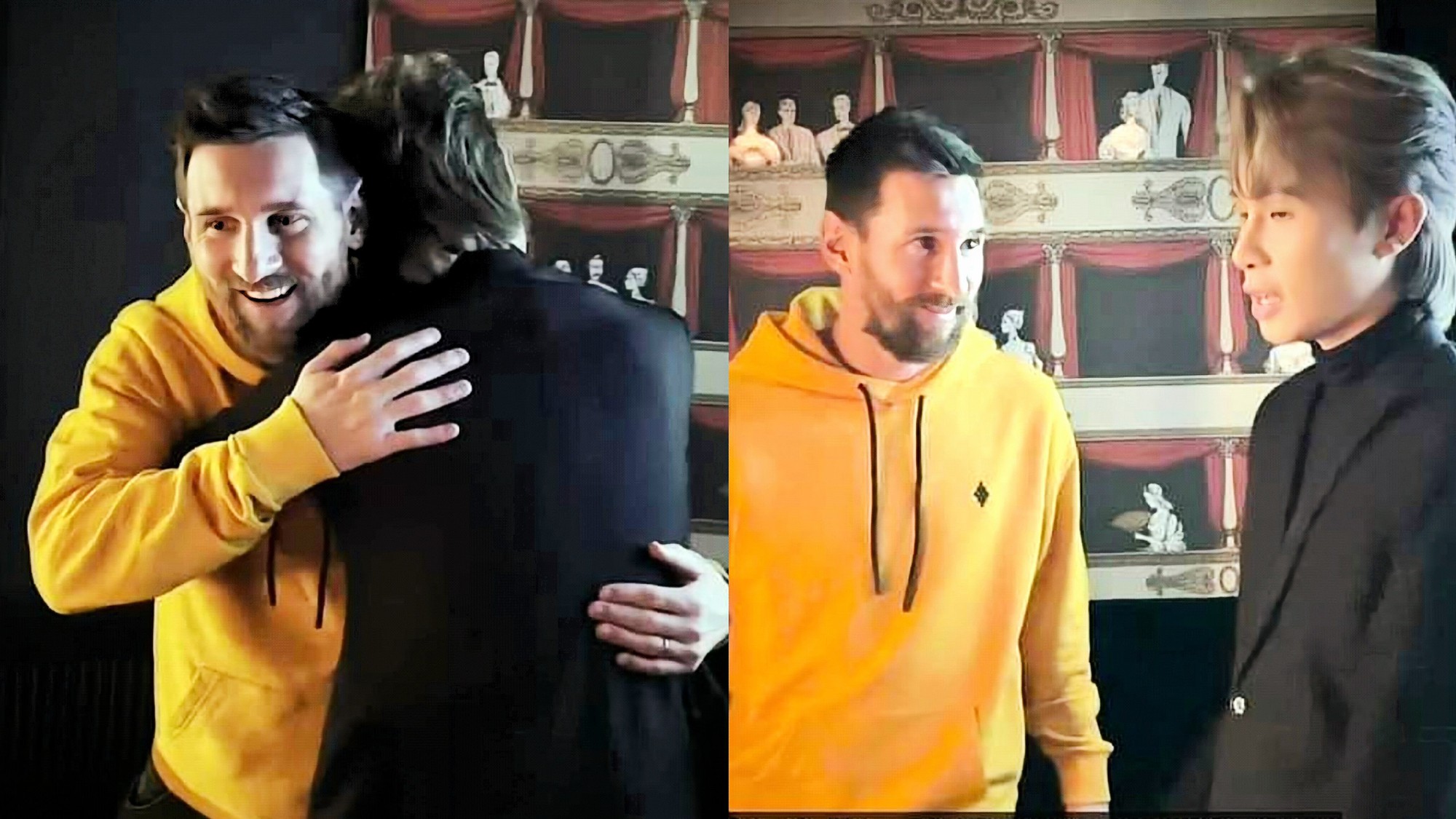 Jack đã “việt vị” khi lợi dụng hình ảnh của Messi để quảng bá MV cá nhân. Ảnh: Chụp màn hình