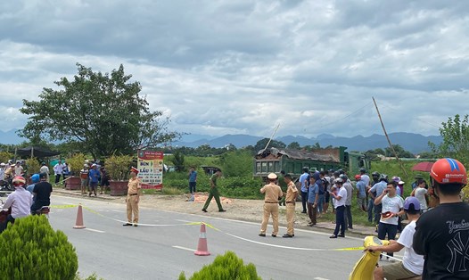 Một vụ tai nạn giao thông đặc biệt nghiêm trọng tại Điện Biên khiến 2 nữ sinh tử vong trên đường trở về nhà sau lễ khai giảng. Ảnh: Người dân cung cấp