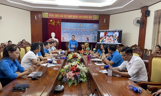 Toàn cảnh buổi Hội nghị kỹ thuật và bốc thăm chia bảng giải thể thao công chức, viên chức và người lao động tỉnh Nghệ An.  Ảnh: Văn An