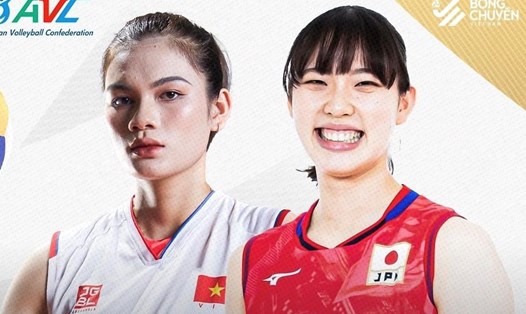 Tuyển bóng chuyền Việt Nam gặp Nhật Bản ở trận tranh hạng 3 giải vô địch châu Á 2023. Ảnh: Bóng chuyền Việt Nam