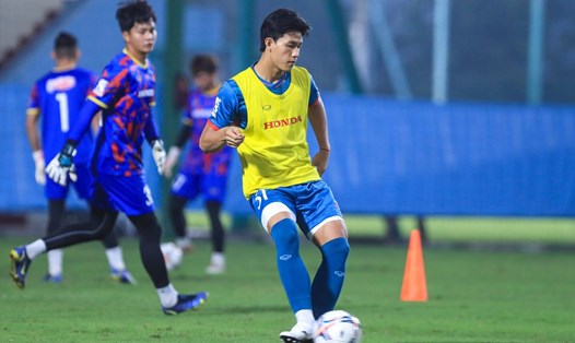 U23 Việt Nam có sự chuẩn bị kĩ lưỡng cho trận mở màn gặp U23 Guam. Ảnh: Minh Dân