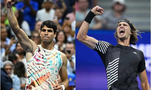 Carlos Alcaraz và Alexander Zverev hứa hẹn mang đến trận tứ kết US Open đáng xem. Ảnh: ATP
