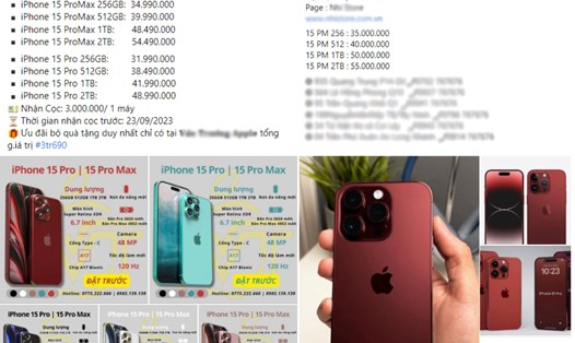 Nhiều nơi đã nhận đặt cọc iPhone 15, dù thông tin chi tiết về giá bán, cấu hình sản phẩm vẫn chưa được Apple công bố. Ảnh: Chụp màn hình