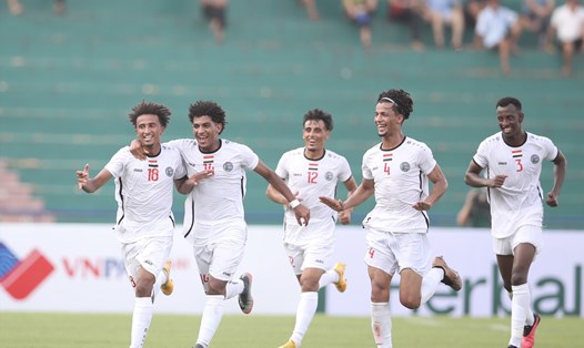 U23 Yemen thắng U23 Singapore tại vòng loại U23 châu Á 2024. Ảnh: Lâm Thoả