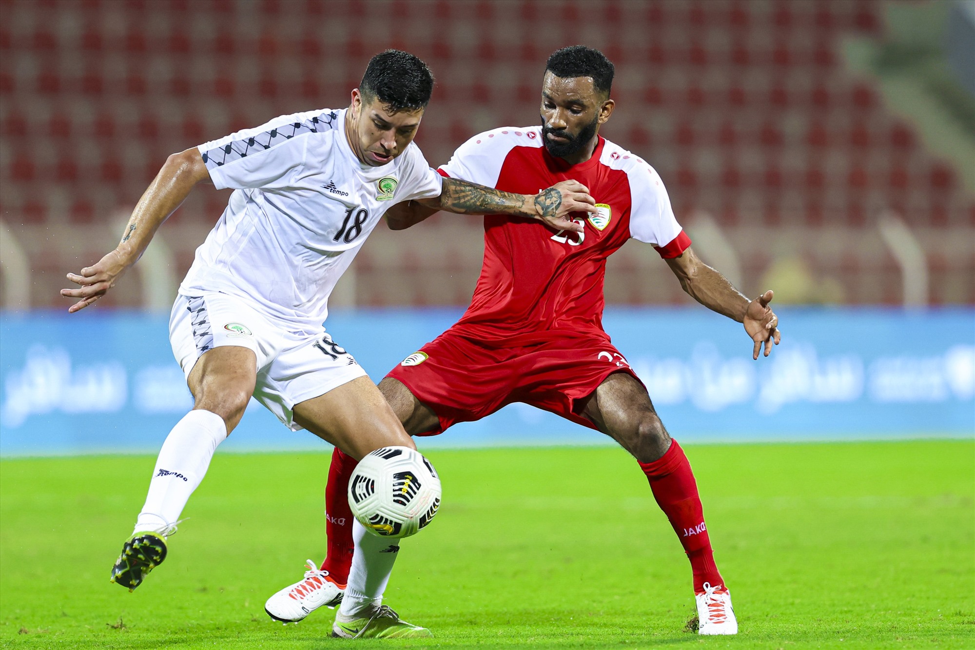 Tuyển Palestine thua ngược Oman trước trận gặp tuyển Việt Nam