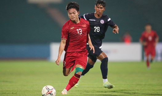 U23 Việt Nam thắng U23 Guam 6-0 trong trận mở màn vòng loại U23 châu Á 2024. Ảnh: Lâm Thoả