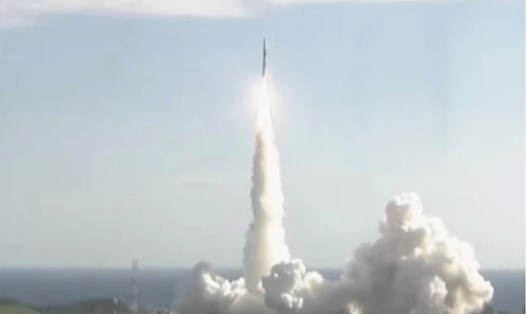 Nhật Bản đã phóng thành công tên lửa H2-A đưa tàu đổ bộ SLIM lên Mặt Trăng. Ảnh: JAXA