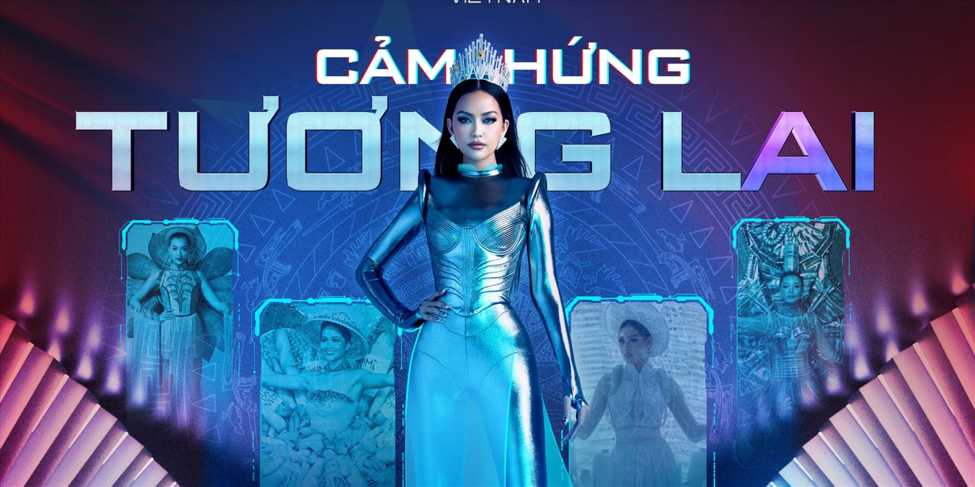 Hoa hậu Hoàn vũ- Miss Cosmo Vietnam mong muốn cuộc thi tôn vinh bản sắc, văn hóa dân tộc. Ảnh: COSMO.