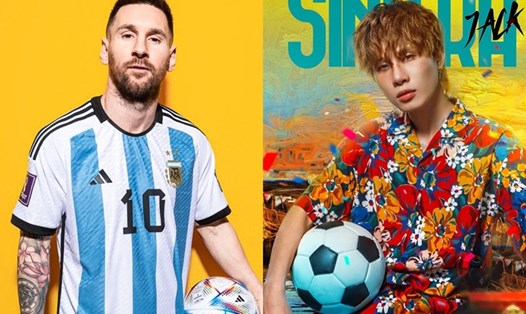 Jack sử dụng hình ảnh của Messi trong MV nhạc vừa ra mắt hôm 31.8. Ảnh: Twitter/Facebook nhân vật