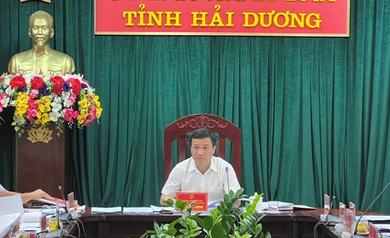 Chủ tịch UBND tỉnh Hải Dương yêu cầu xử lý nghiêm vi phạm tại Bệnh viện Y học cổ truyền tỉnh. Ảnh: Cổng TTĐT Hải Dương