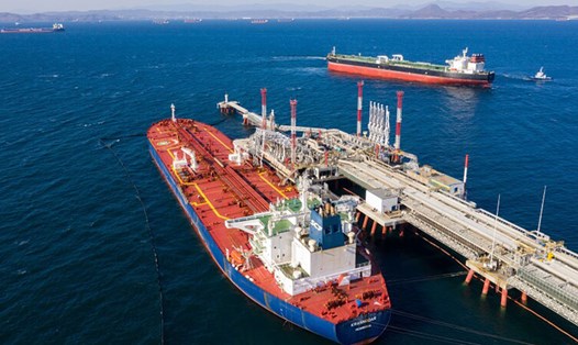 Cảng bốc dỡ dầu Kozmino ở Nga. Ảnh: Transneft