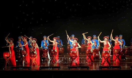 Giao lưu sân khấu truyền thống Việt Nam-Trung Quốc năm 2018. Ảnh: TTXVN