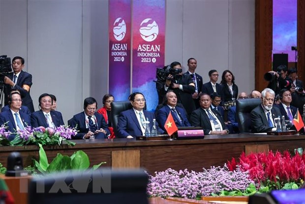 Thủ tướng Phạm Minh Chính dự Hội nghị Cấp cao ASEAN - Liên Hợp Quốc lần thứ 13. Ảnh: TTXVN