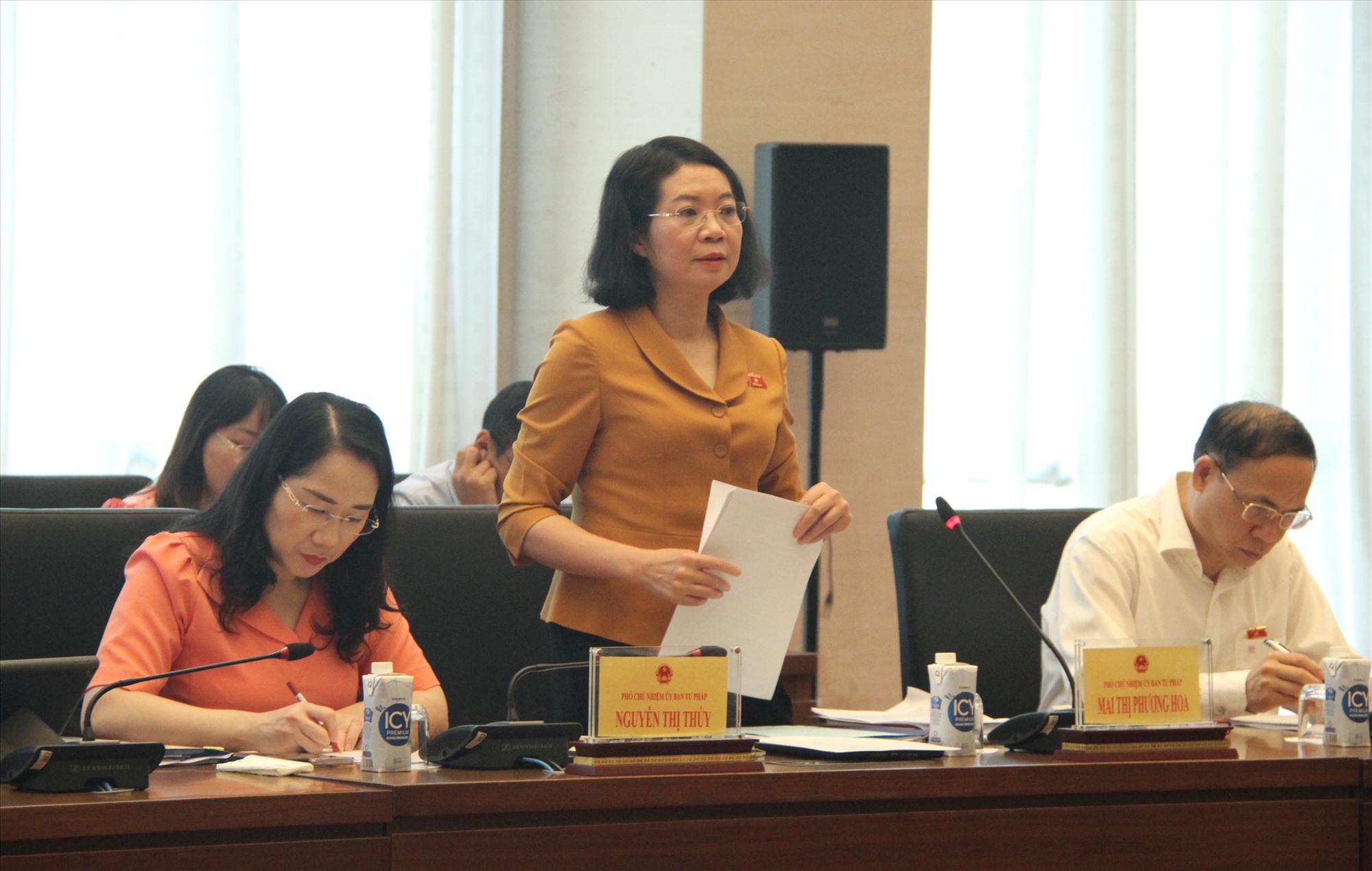 Phó Chủ nhiệm Ủy ban Tư pháp Mai Thị Phương Hoa. Ảnh: Ái Vân