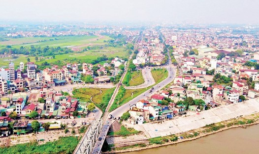 Hình ảnh thị trấn Yên Viên, huyện Gia Lâm. Ảnh: Hanoi.gov