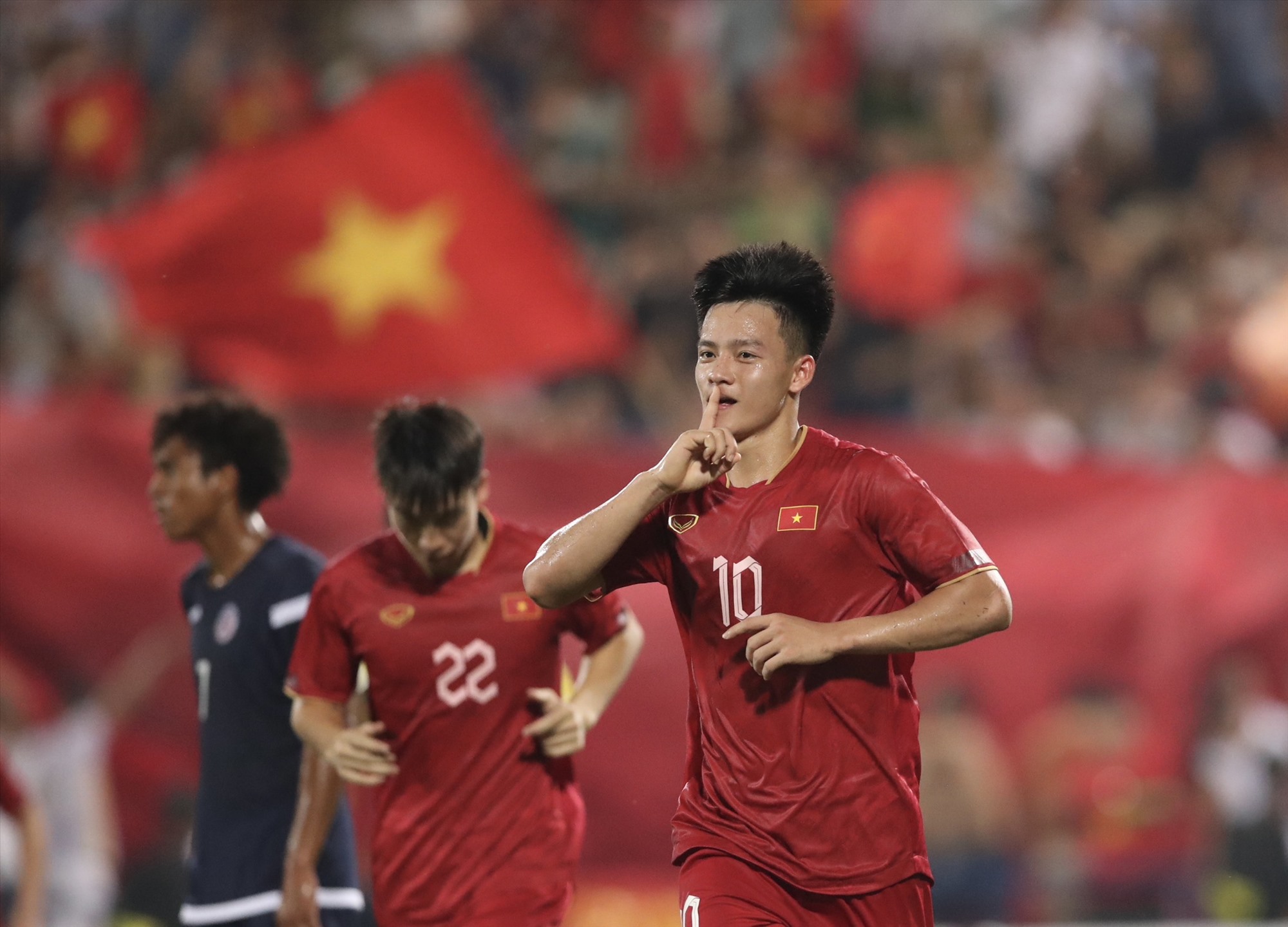 U23 Việt Nam hướng đến mục tiêu giành chiến thắng trước U23 Yemen. Ảnh: Minh Dân