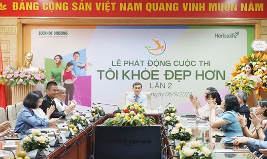 Cuộc thi Tôi khỏe đẹp hơn lần 2 với sự đồng hành của Herbalife Việt Nam đã chính thức được phát động. Ảnh: Minh Vi