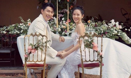 Vợ chồng Hyun Bin - Son Ye Jin. Ảnh: @yejinhand