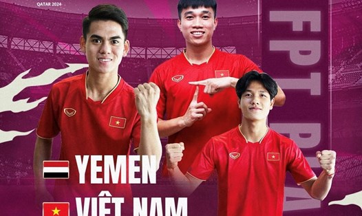 U23 Việt Nam gặp U23 Yemen tại vòng loại U23 châu Á 2024. Ảnh: FPT Play