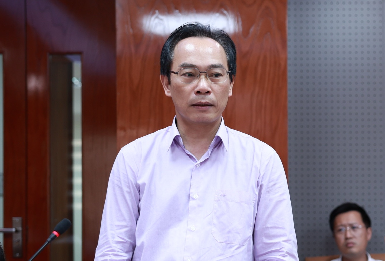 Thứ trưởng Bộ Giáo dục và Đào tạo Hoàng Minh Sơn. Ảnh: Hải Nguyễn
