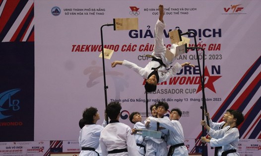 Đà Nẵng tổ chức Giải Vô địch Taekwondo các câu lạc bộ quốc gia - Cúp Đại sứ Hàn Quốc 2023. Ảnh: Nguyễn Linh