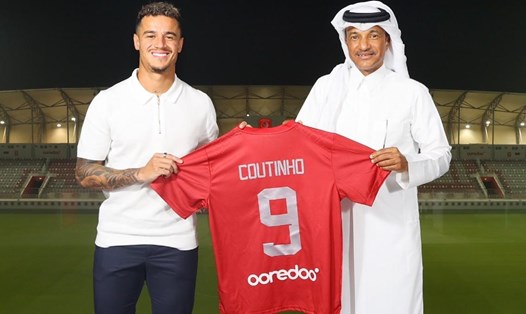 Coutinho sang Qatar thi đấu. Ảnh: CLB Al-Duhail