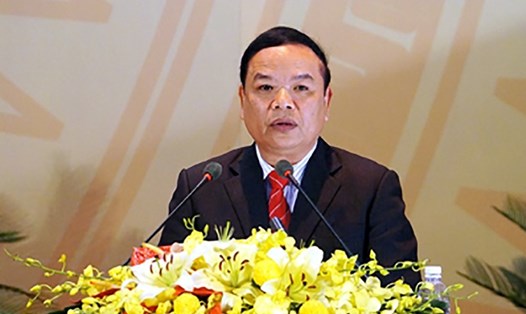 Ông Mai Văn Ninh khi còn làm Bí thư Tỉnh ủy, Chủ tịch HĐND tỉnh Thanh Hóa. Ảnh: Thanhhoa.gov