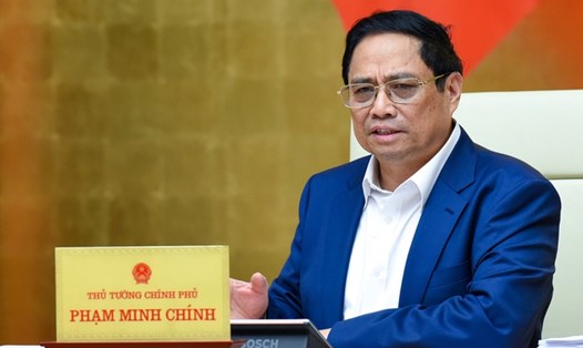  Thủ tướng Phạm Minh Chính phát biểu tại phiên họp. Ảnh: VGP
