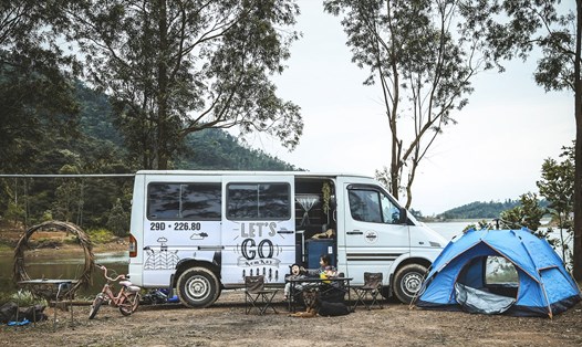 Mobihome đã trở thành người bạn đồng hành không thể thiếu đối với gia đình KemKay. Ảnh: NVCC