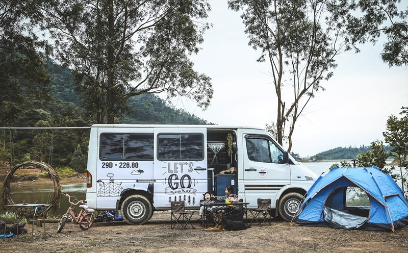 Mobihome đã trở thành người bạn đồng hành không thể thiếu đối với gia đình KemKay. Ảnh: NVCC