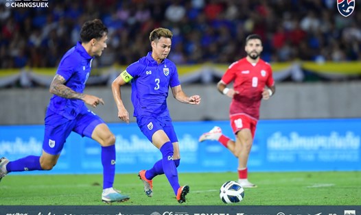 Tuyển Thái Lan đứng trước cơ hội vô địch King's Cup 2023 trên sân nhà. Ảnh: FAT