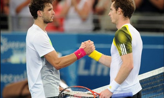 Grigor Dimitrov gặp Andy Murray tại vòng 1 Brisbane International. Ảnh: Independent