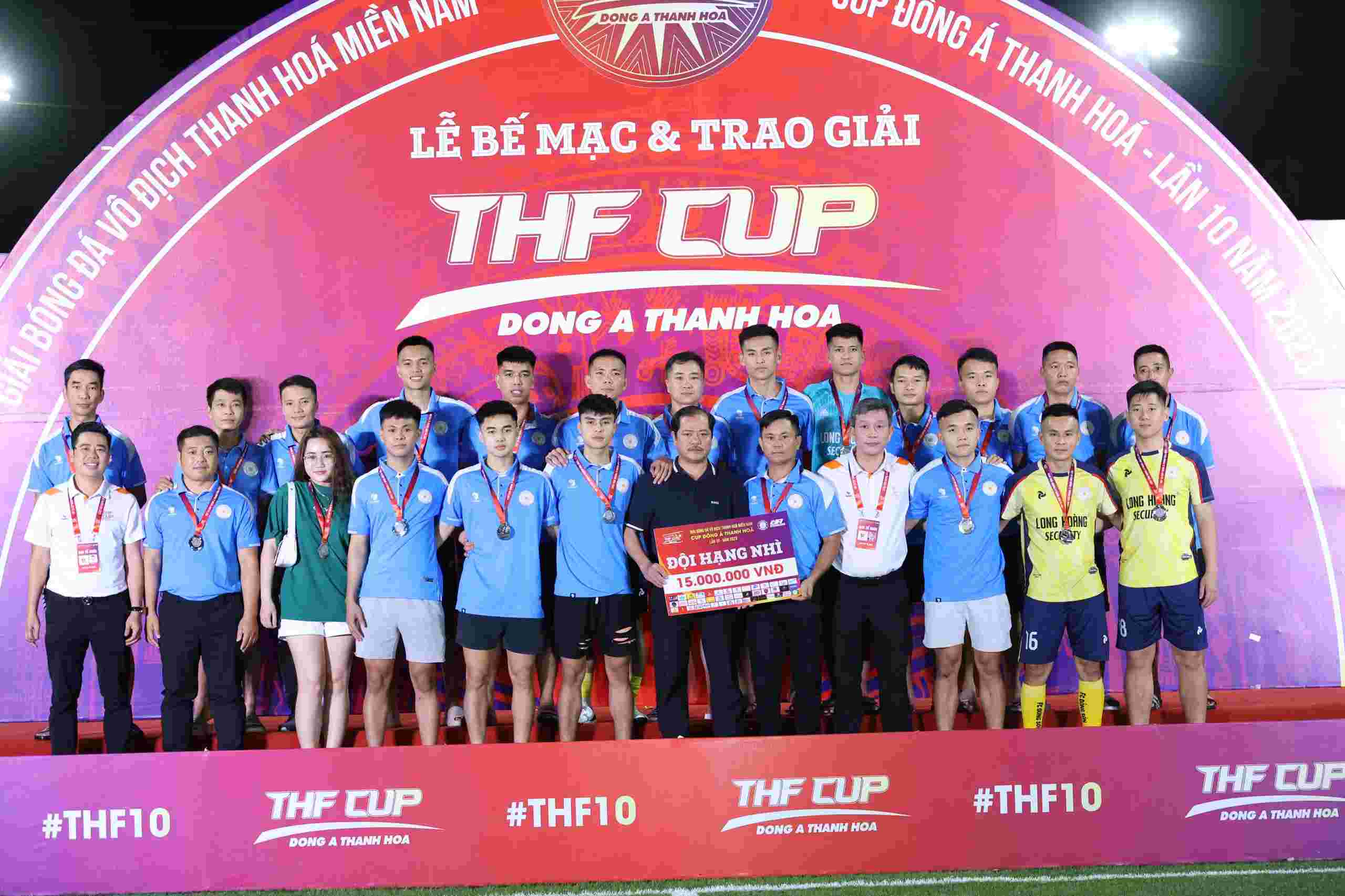 Đông Sơn FC trở thành cựu vương của giải Thanh Hóa miền Nam. Ảnh: Đình Thảo