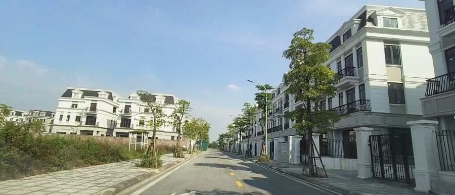 Một góc Dự án TNR Grand Palace Đông Mỹ (xã Đông Mỹ, thành phố Thái Bình).  Ảnh: Trung Du