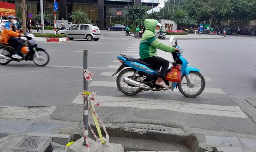 Xe ôm công nghệ tại Hà Nội. Ảnh: Xuyên Đông