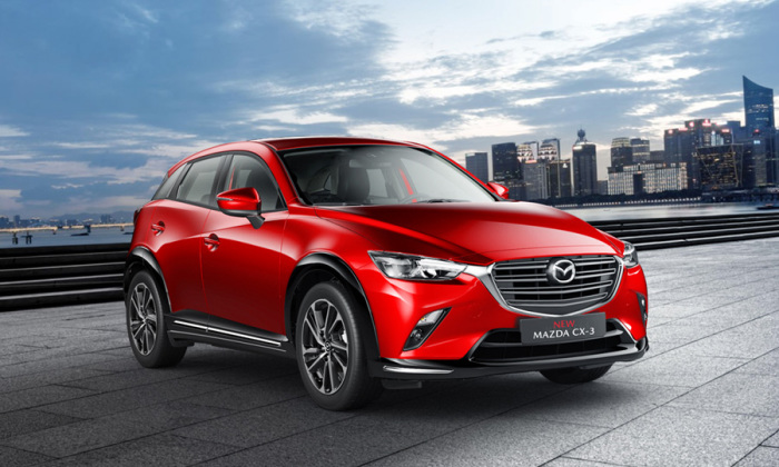 Giá bán của Mazda CX-3 ngang bằng mẫu SUV hạng A như Kia Sonet. Ảnh: Thaco