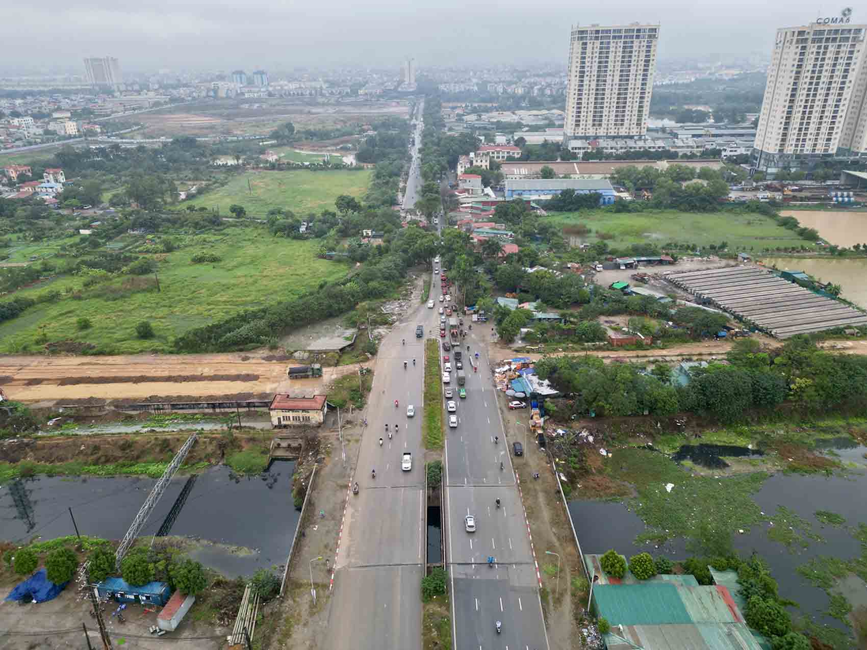 Năm 2015, UBND quận Nam Từ Liêm (Hà Nội) đã có quyết định thu hồi đất để thực hiện dự án xây dựng một phần tuyến đường 70 (đoạn từ cầu Ngà đến hết ranh giới dự án Làng giáo dục Quốc tế) và đường xung quanh Làng giáo dục Quốc tế.
