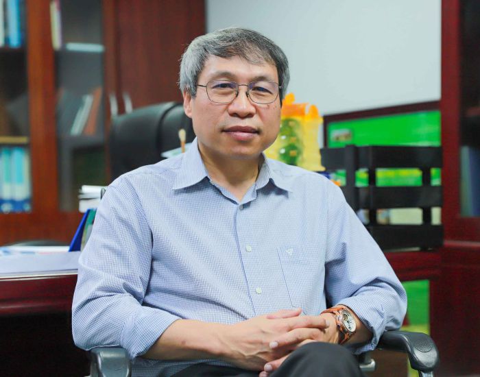 PGS.TS Bùi Quang Tuấn - Viện trưởng Viện Kinh tế Việt Nam. Ảnh: Minh Ánh