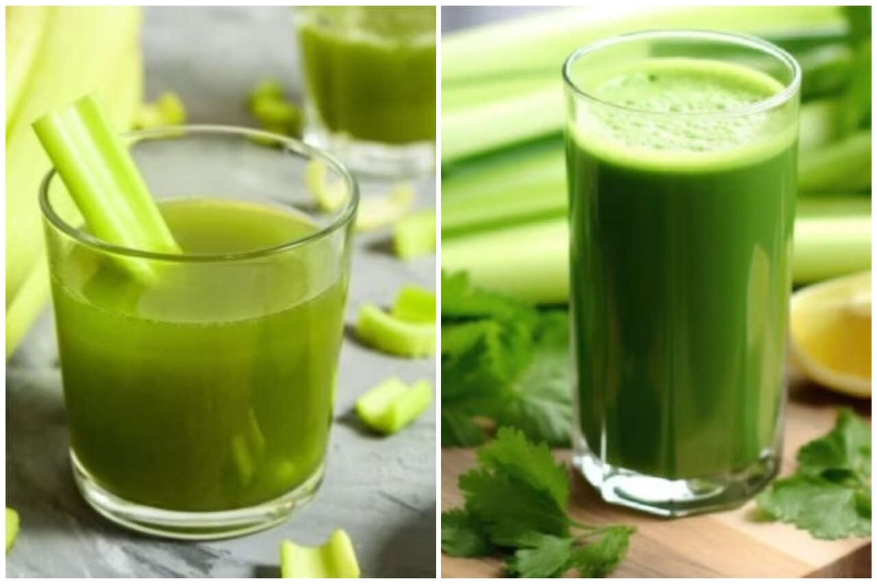 Lợi ích của nước ép cần tây. Ảnh: Healthshots