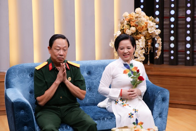 Vợ chồng anh Thực và chị Phương tại "Mảnh ghép hoàn hảo". Ảnh: NSX.
