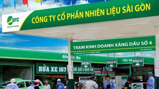 Một cửa hàng xăng dầu của Công ty Cổ phần Nhiên liệu Sài Gòn. Ảnh: Nguyễn Ly
