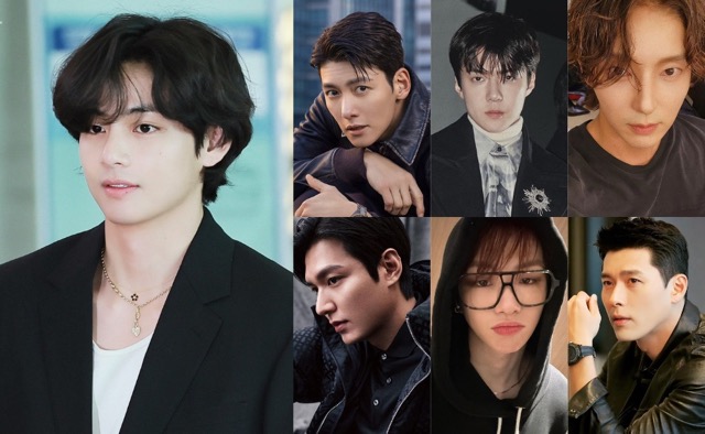 V BTS vượt nhiều sao nam Hàn Quốc khác để đứng đầu danh sách người nổi tiếng đẹp trai nhất xứ kim chi. Ảnh: AllkPop.