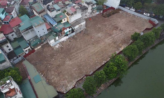 Khu đất vàng có diện tích hơn 3.000 m2  để xây dựng trường mầm non tại phường Phương Liệt, quận Thanh Xuân. Ảnh: Vĩnh Hoàng