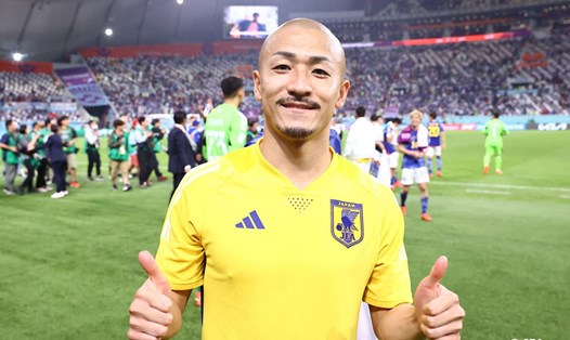 Tiền đạo Daizen Maeda dành sự tôn trọng cho đội tuyển Việt Nam. Ảnh: JFA