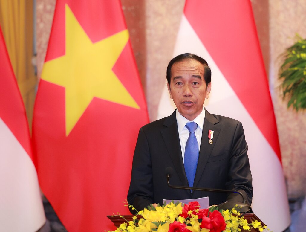  Tổng thống Indonesia cho biết, đã có 2 công ty “kỳ lân” của Indonesia đầu tư đáng kể vào Việt Nam. Ảnh: Hải Nguyễn