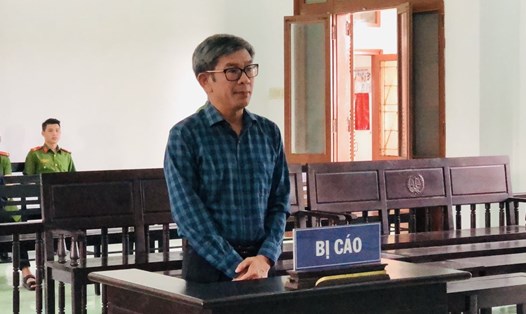 Bị cáo Nguyễn Xuân Châu tại tòa. Ảnh: Công an cung cấp