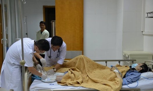 Bệnh nhân được điều trị tại Bệnh viện Nội tiết Trung ương. Ảnh: Bệnh viện cung cấp