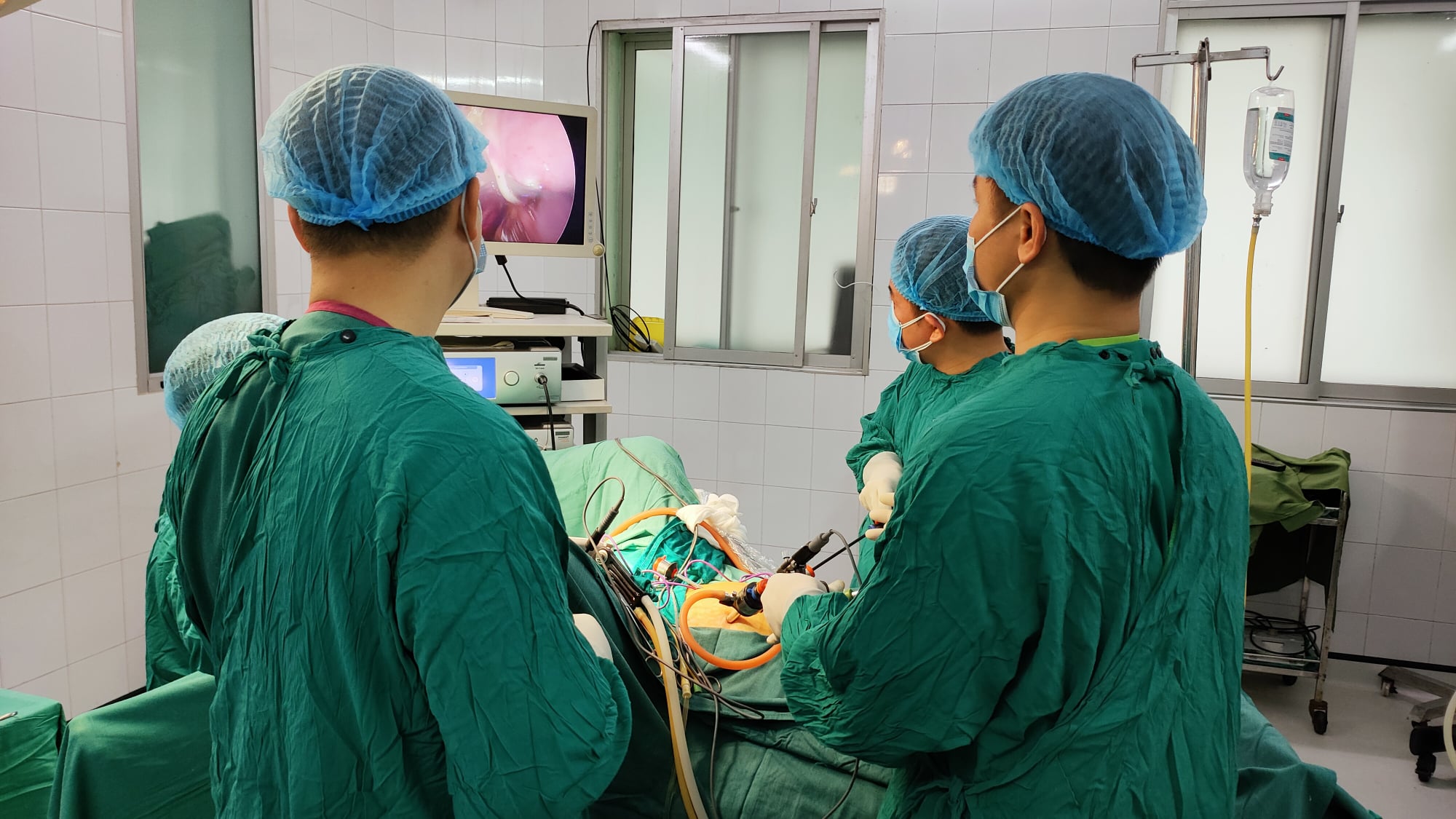 Một ca nội soi tại Bệnh viện Đa khoa tỉnh Tuyên Quang. Ảnh: BVCC