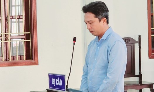 Bị cáo Tăng Hồng Huy tại phiên tòa phúc thẩm Toà án nhân dân tỉnh Bến Tre.